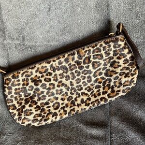 New York & Company Leopard Print Clutch